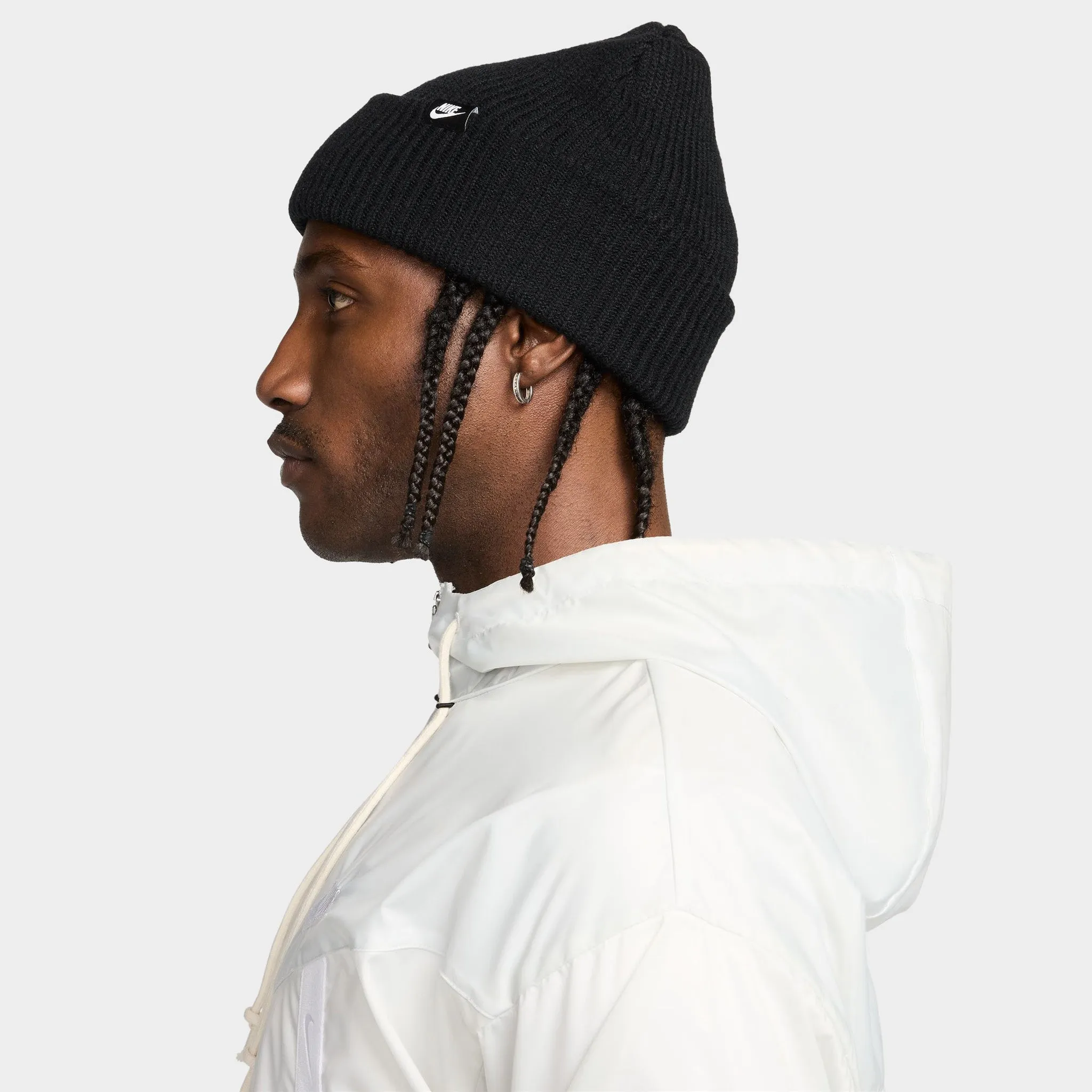 Nike Peak Tall Cuff Futura Beanie Black / Black