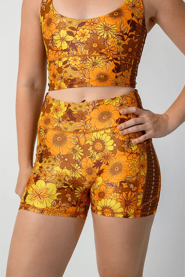 Non-Stop Short in Flower Power