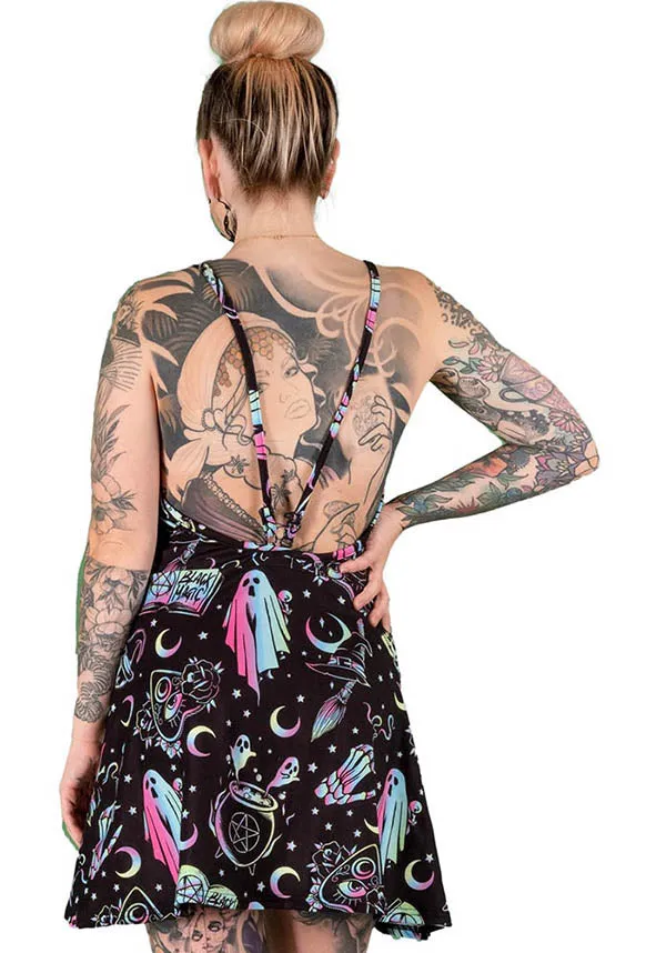 Omg! Ghosts Deep V | SKATER DRESS