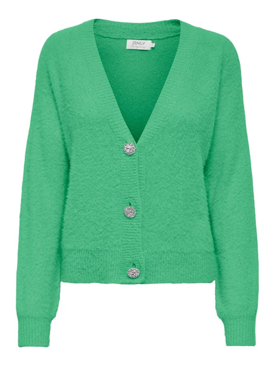 Onlella Piumo Ls Cardigan Knt Nca - Mint