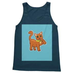 Orange Cat Classic Adult Vest Top