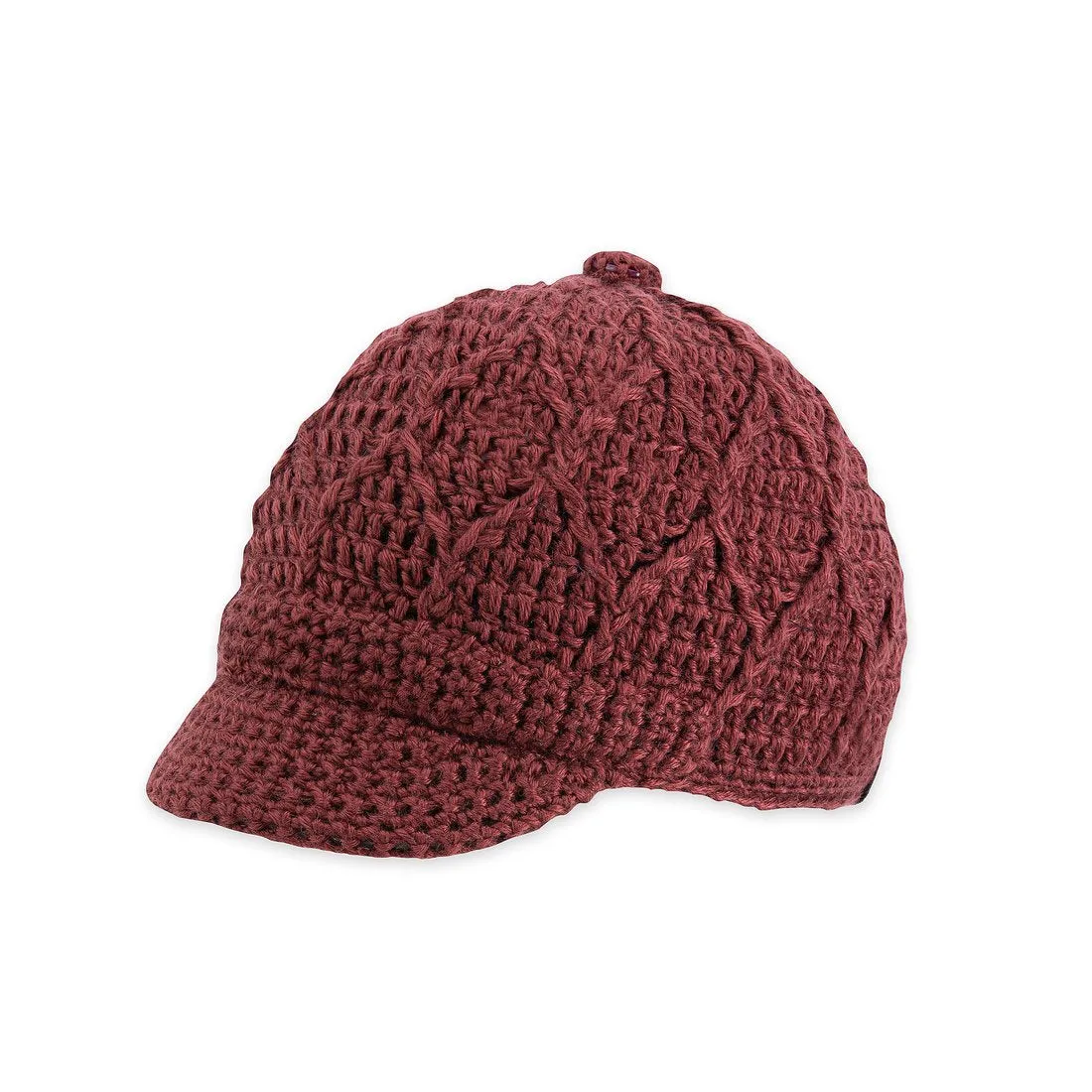 Pistil Jax Knit Brim Beanie in Raisin, River, Olive & Black