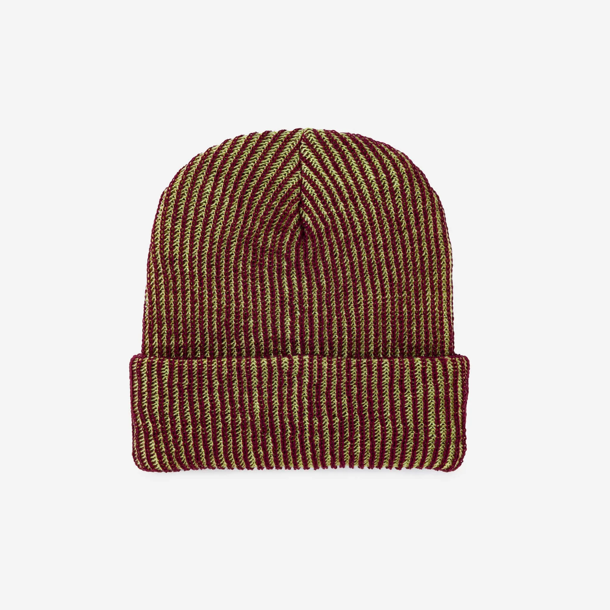 Rib Knit Beanie - Ruby Red