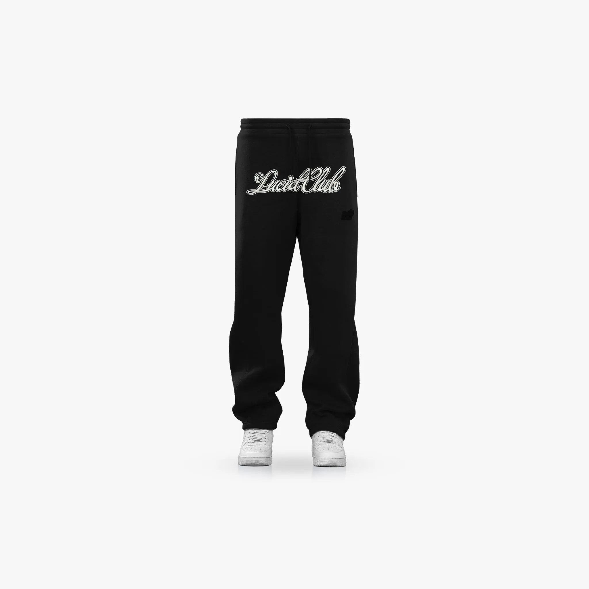 Script Logo Sweatpants Black