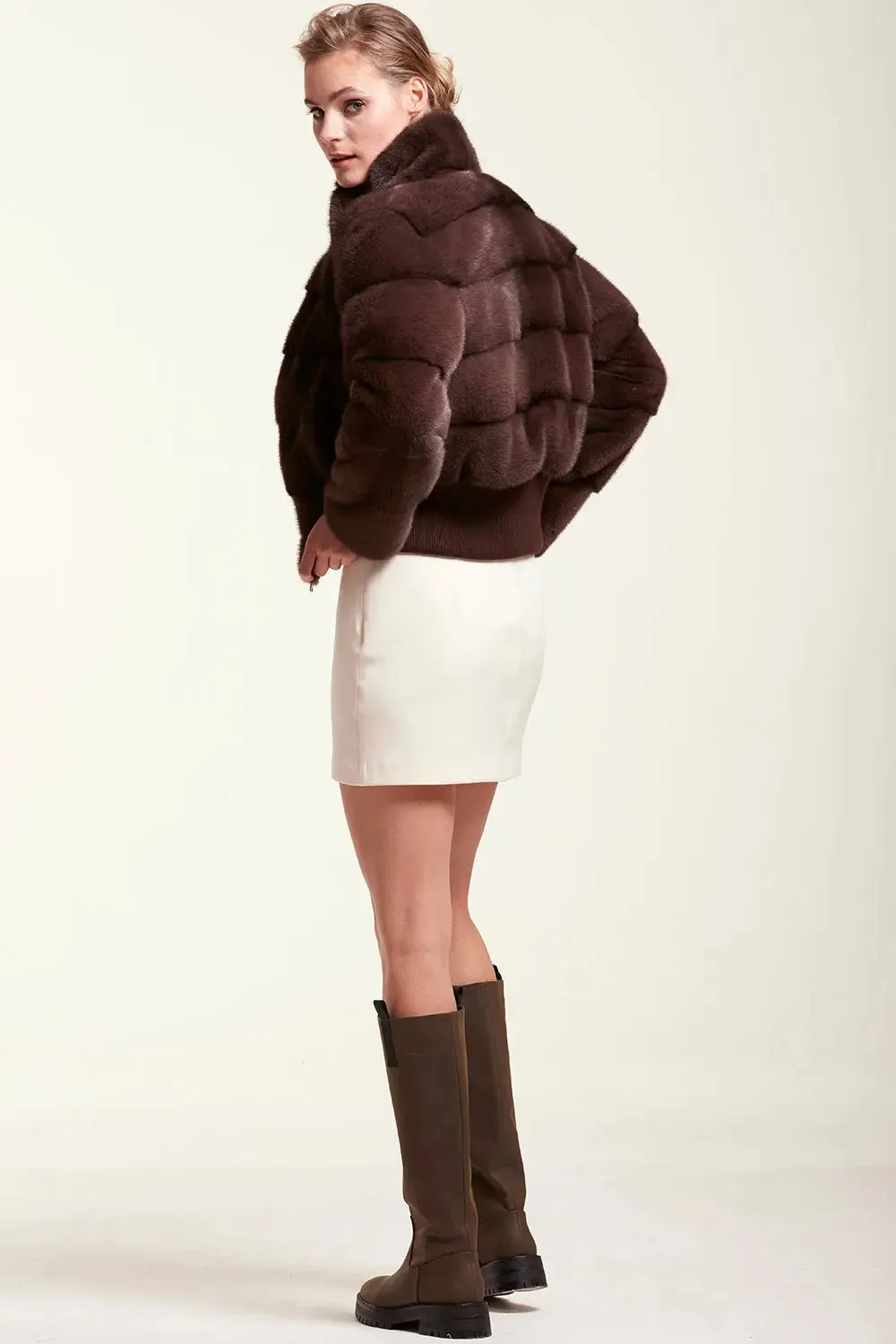 Short mink jacket