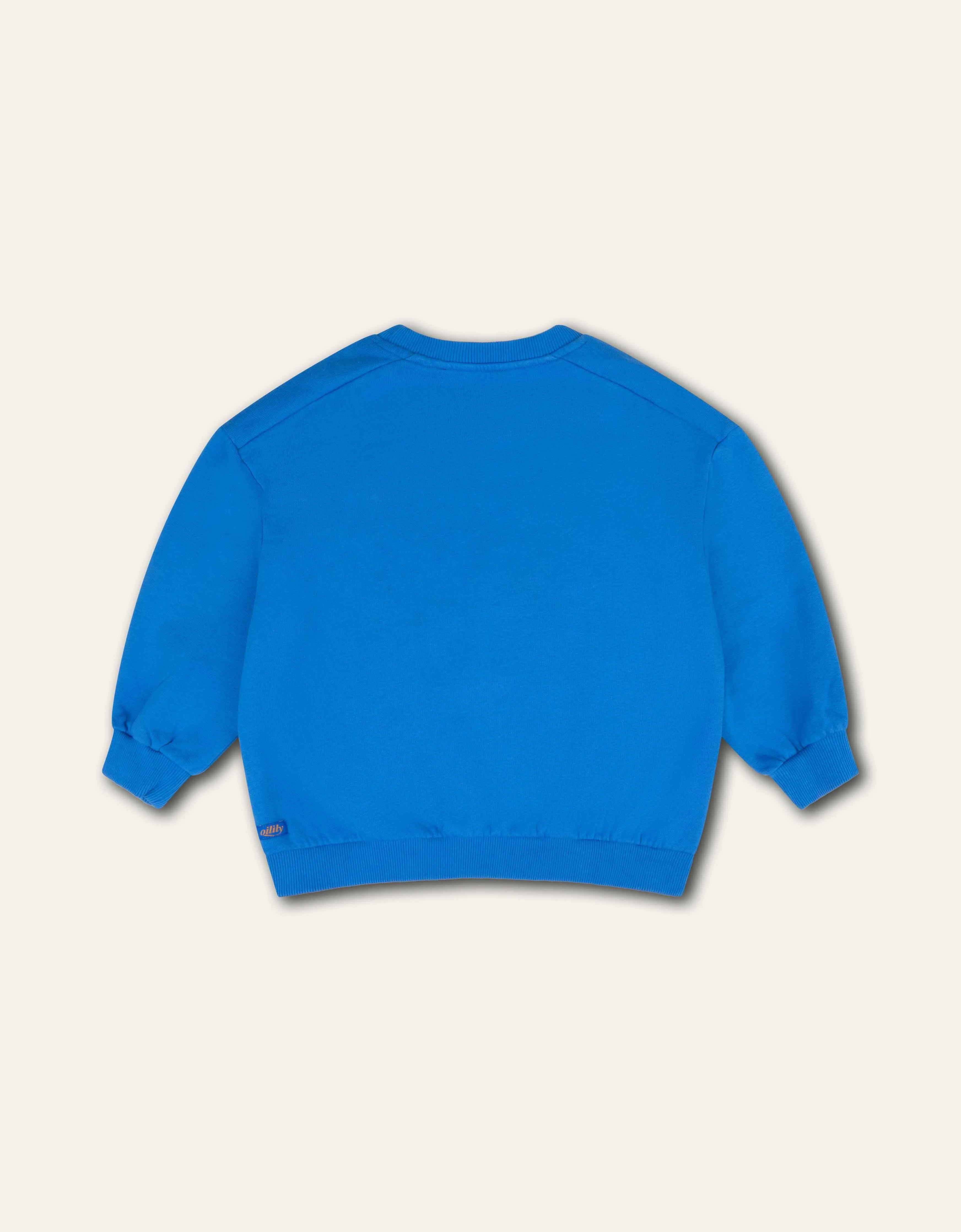 Smiley Artwork Sweater | Blue