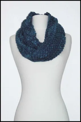 Soft Bubble Knit Infinity Scarf