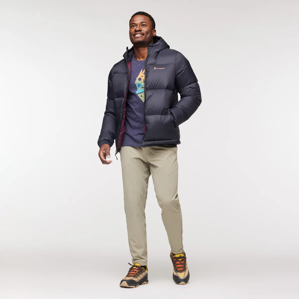 Solazo Down Hooded Jacket - Men's