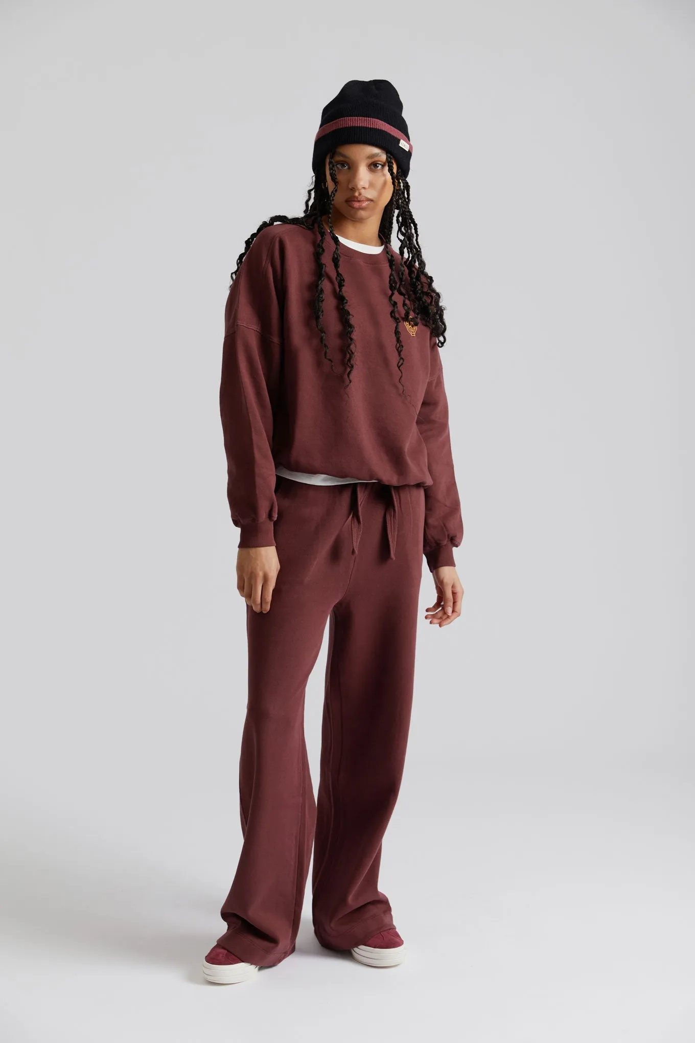 Soleil Cotton Jogger Walnut Brown