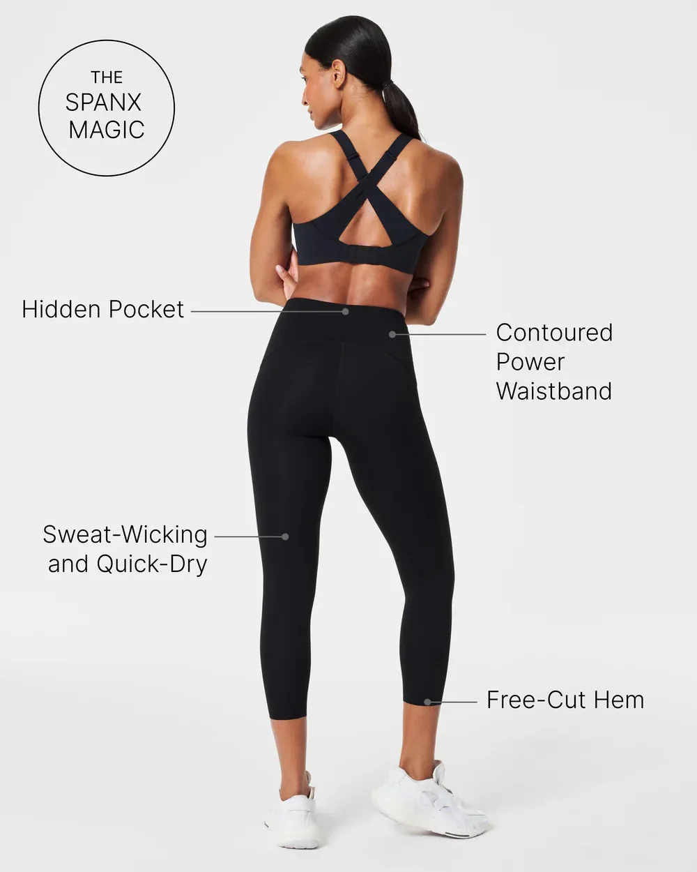 SPANXshape 7/8 Booty Boost Leggings in Clover