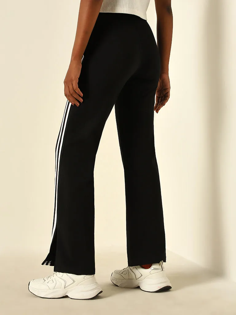 Studiofit Black High Rise Track Pants