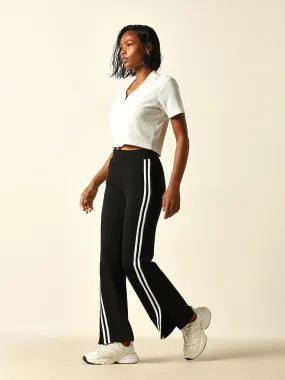 Studiofit Black High Rise Track Pants