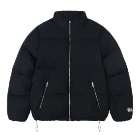 Stussy Nylon Down Puffer Jacket - Black