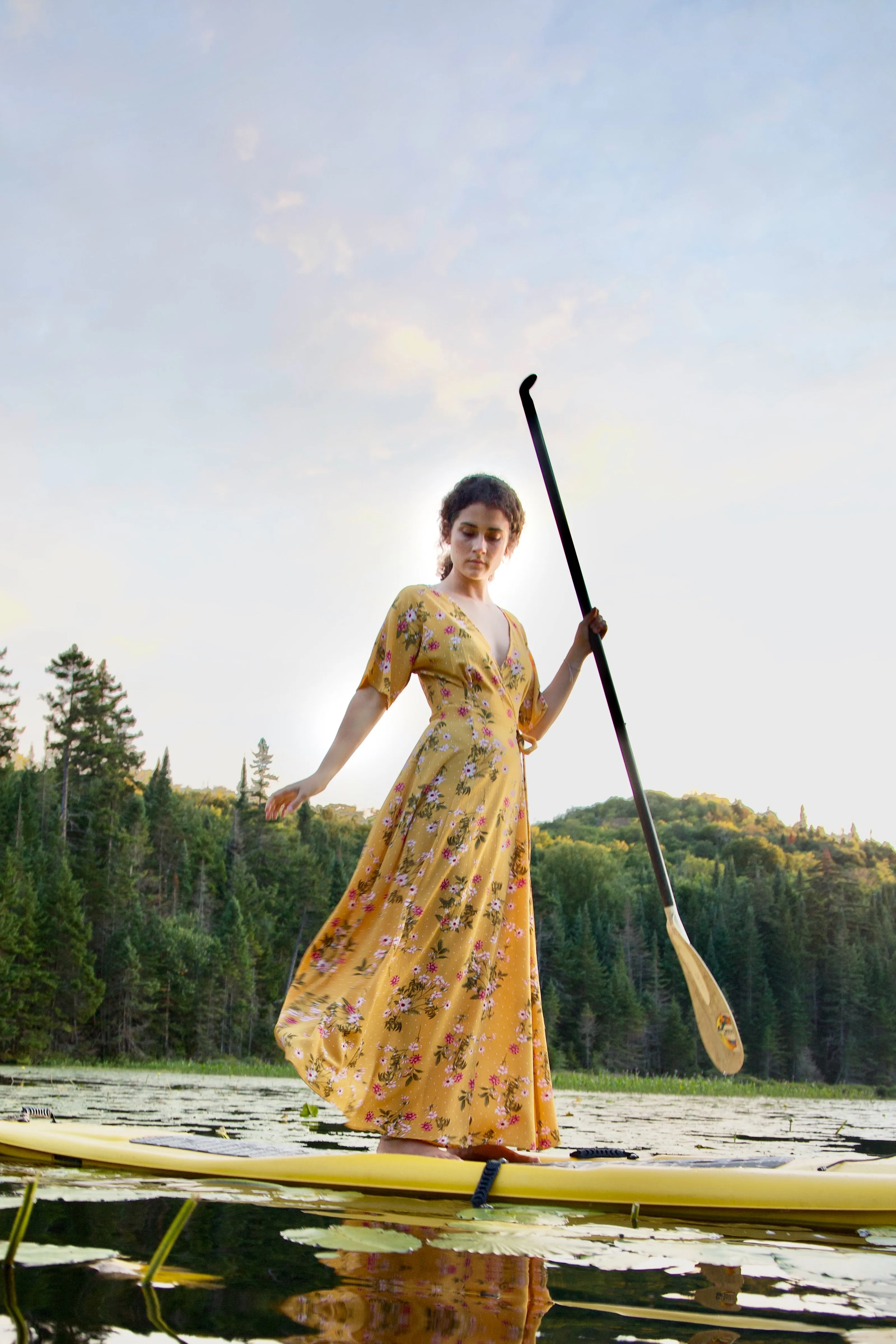 Sun-Shiny Days // Sufi Dress in Yellow Flowers