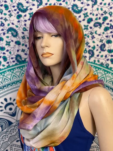 Sunshine Tiedye Infinity Scarf #7