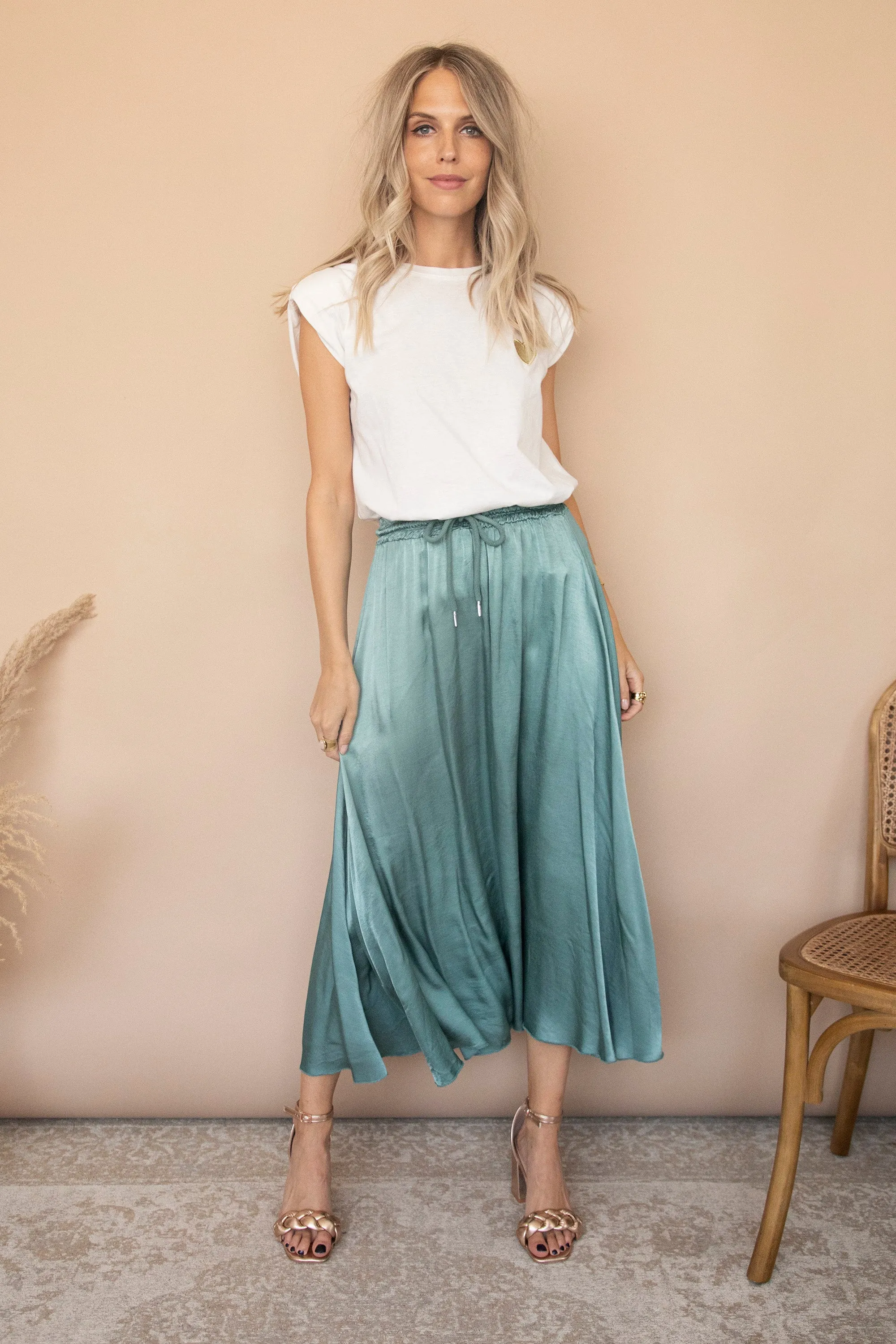 Sweet 'n Silk Dusty Green - Rok