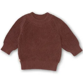 That's Mine Marron Flo Strik Sweater