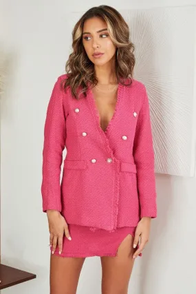 The Tania Jacket- Fuchsia