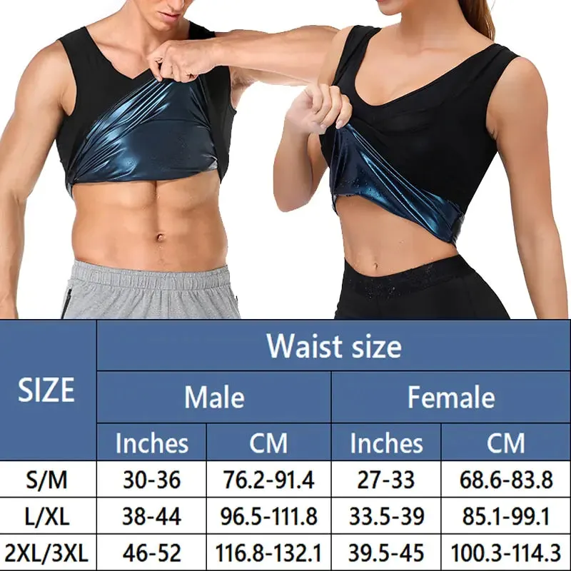 Unisex Thermal Compression Sauna Sweat Vest