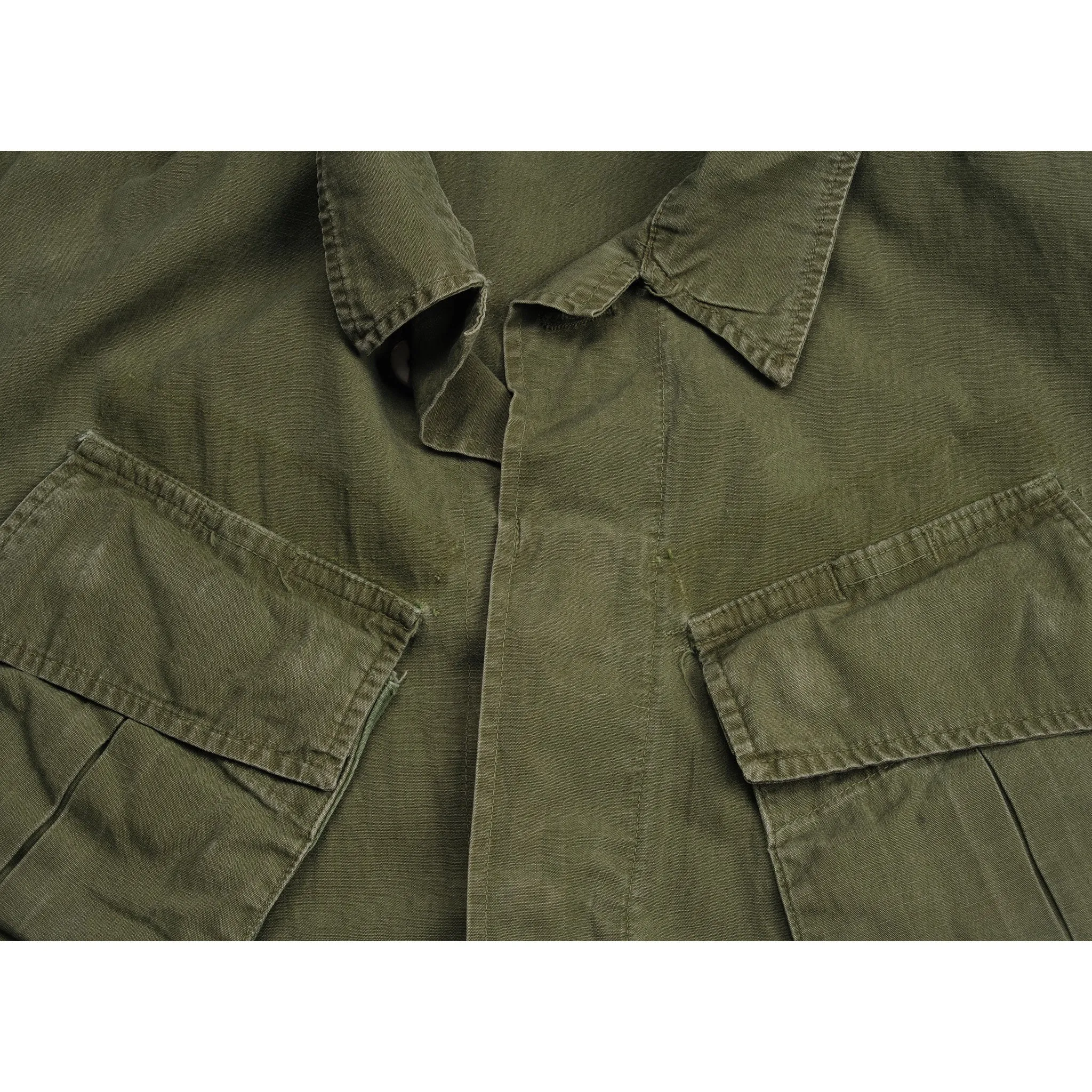 VINTAGE US ARMY TROPICAL COMBAT JACKET 3RD PATTERN 1967 VIETNAM WAR SIZE MEDIUM REGULAR