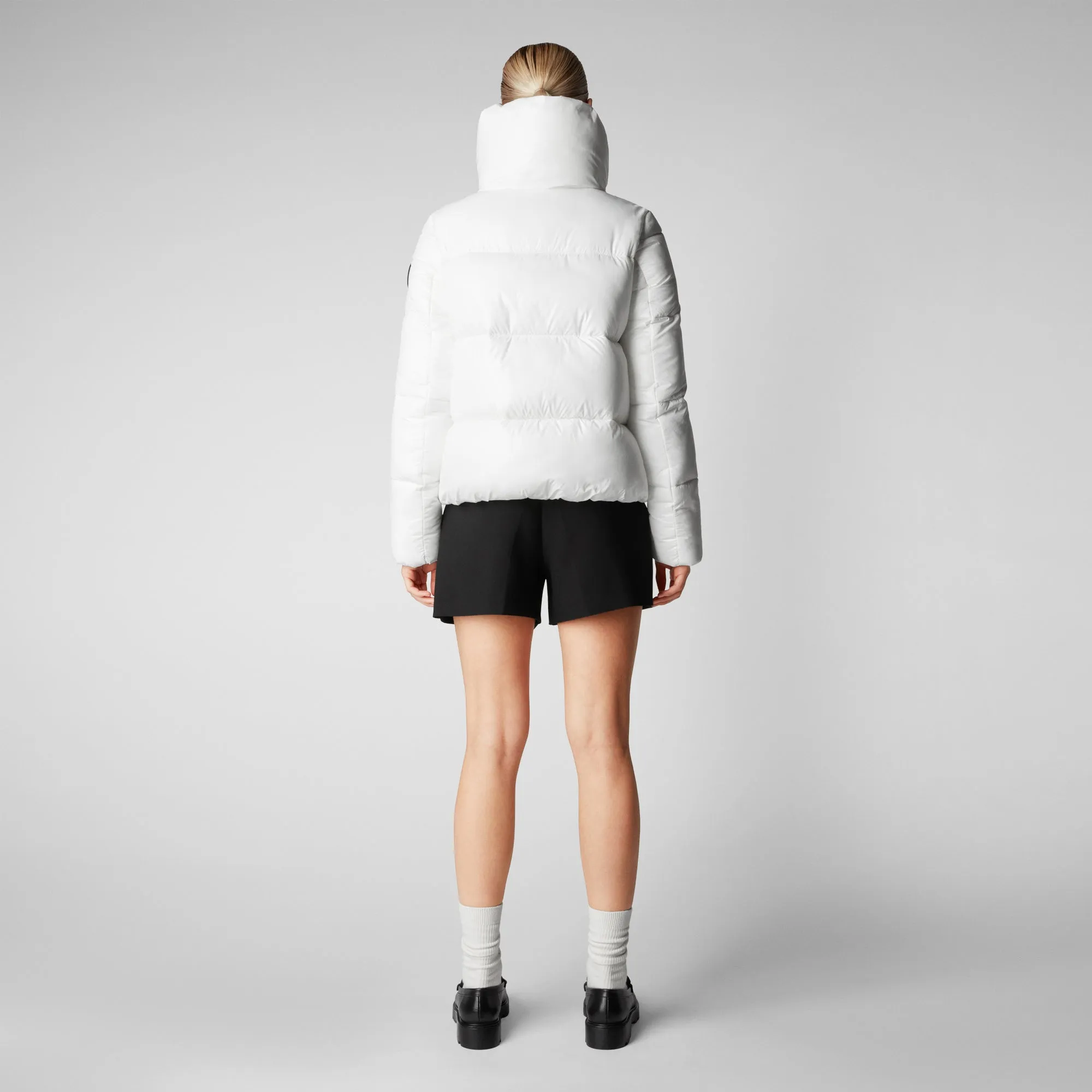 Women's Isla Puffer Jacket in Off White