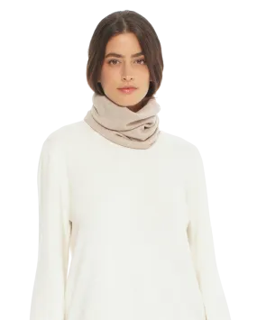 Women's Pure Cashmere Collar Scarf Beige