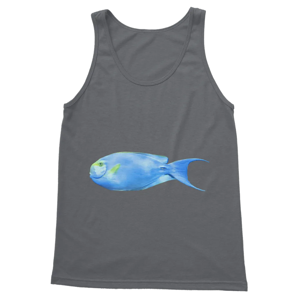 Yellow and Light Blue Fish Classic Adult Vest Top