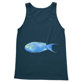 Yellow and Light Blue Fish Classic Adult Vest Top