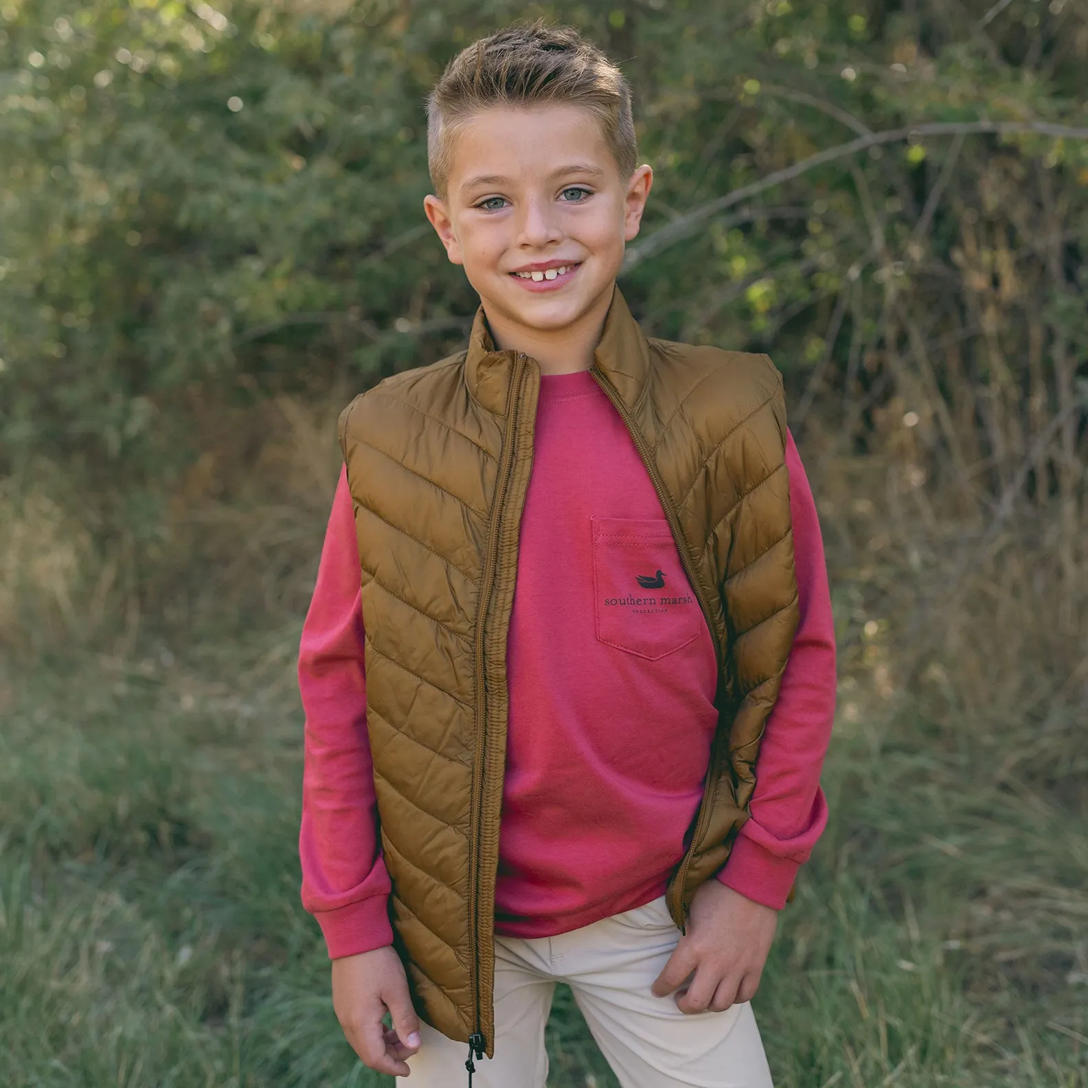 Youth Mallard Quilted Performance Vest